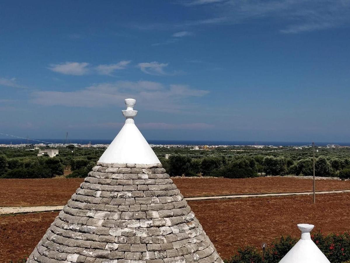 I Trulli Di Gina Appartamento Trullo 6 Persone Monopoli Bagian luar foto
